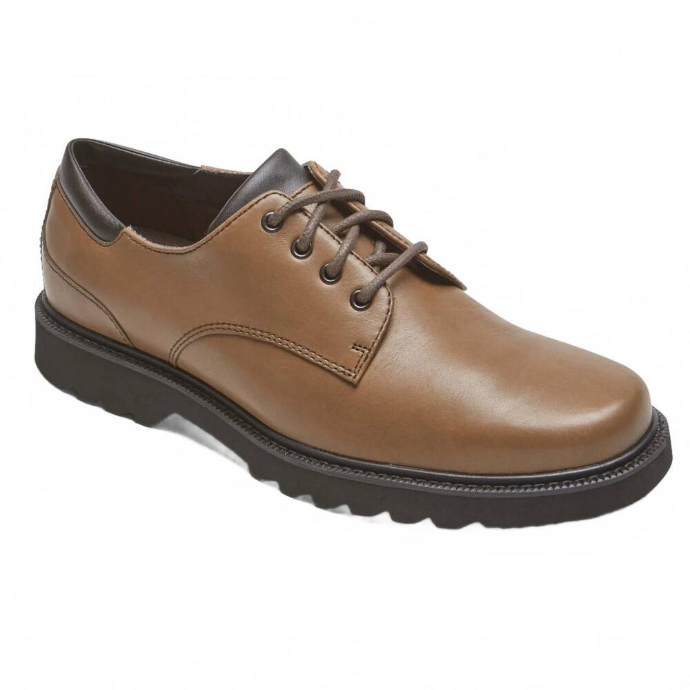 NEW ROCKPORT men's northfield shoes in dark brown